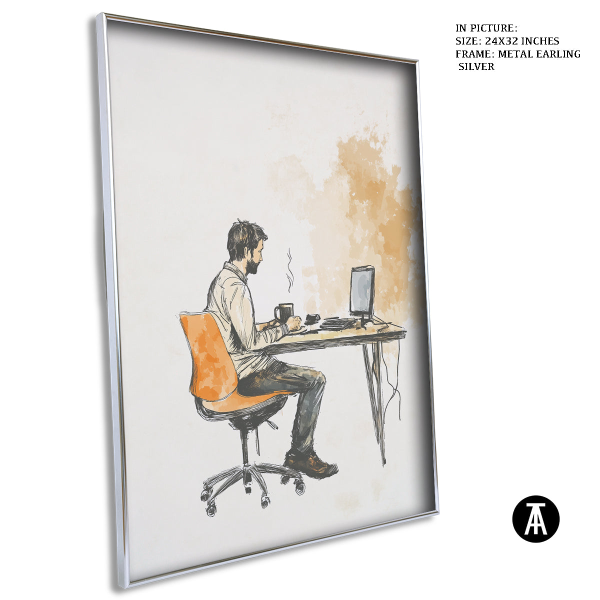 Artwork in Black Frame