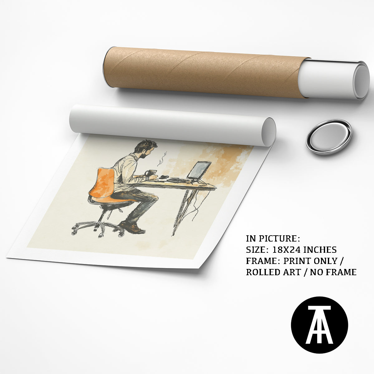 Artwork as Print Only or Rolled Art