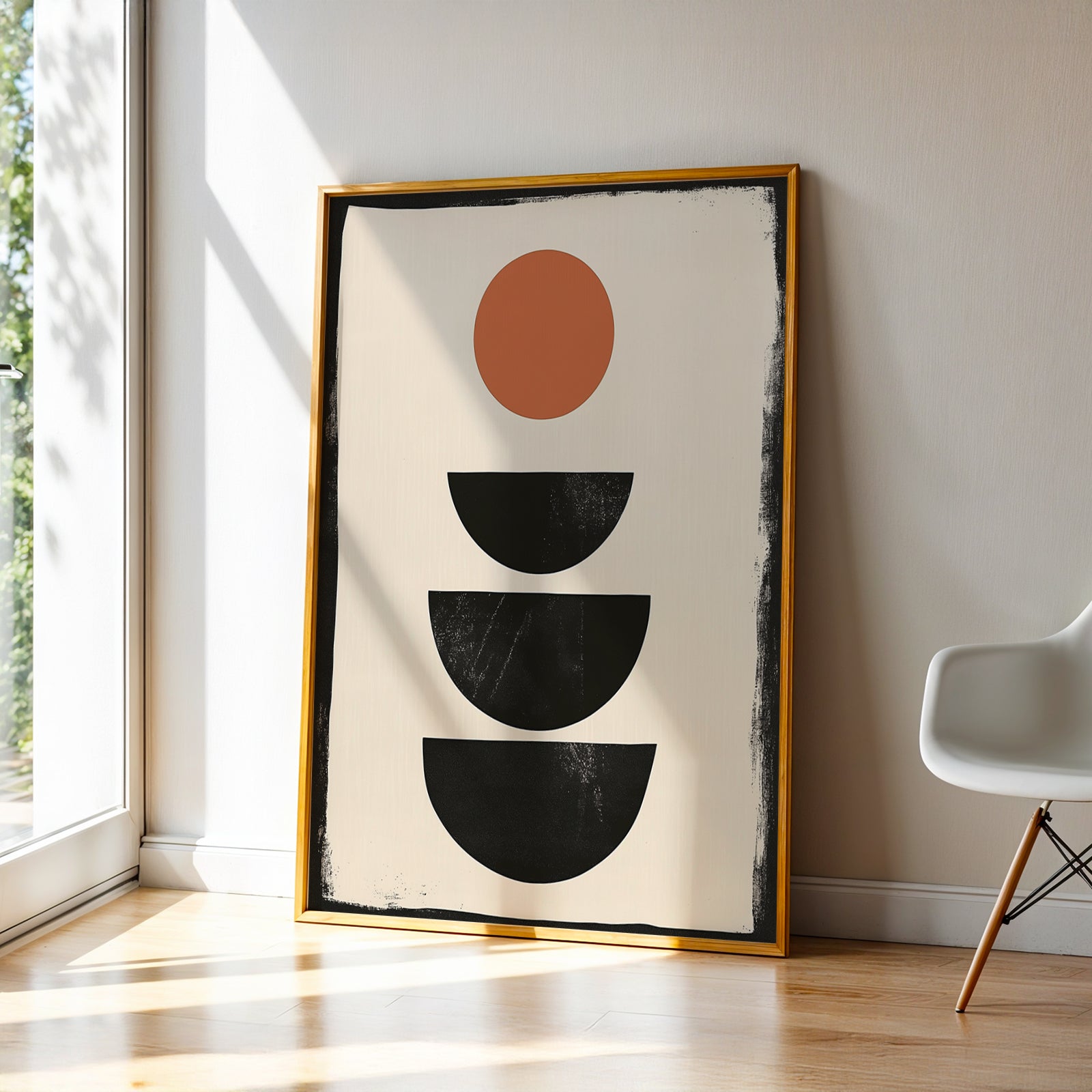 Abstract Art in a Lifestyle Setting Cups Of Sun by NYC Abstract