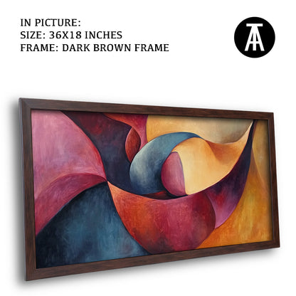 Artwork in Metal Champagne Gold Frame
