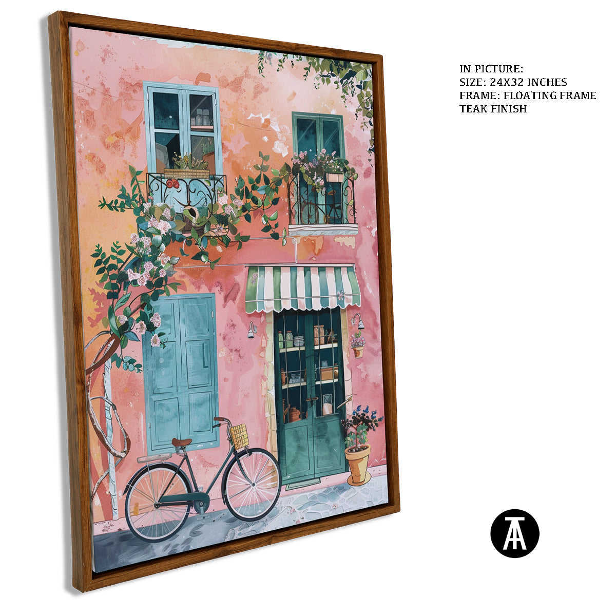 Sample Artwork in Floating Frame