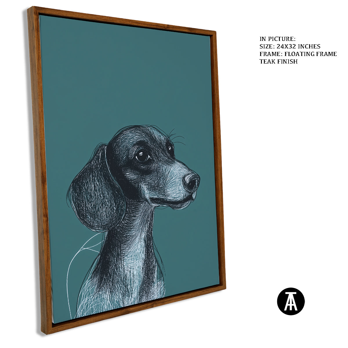 Artwork in Floating Frame