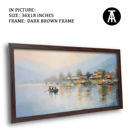 Artwork in Metal Champagne Gold Frame