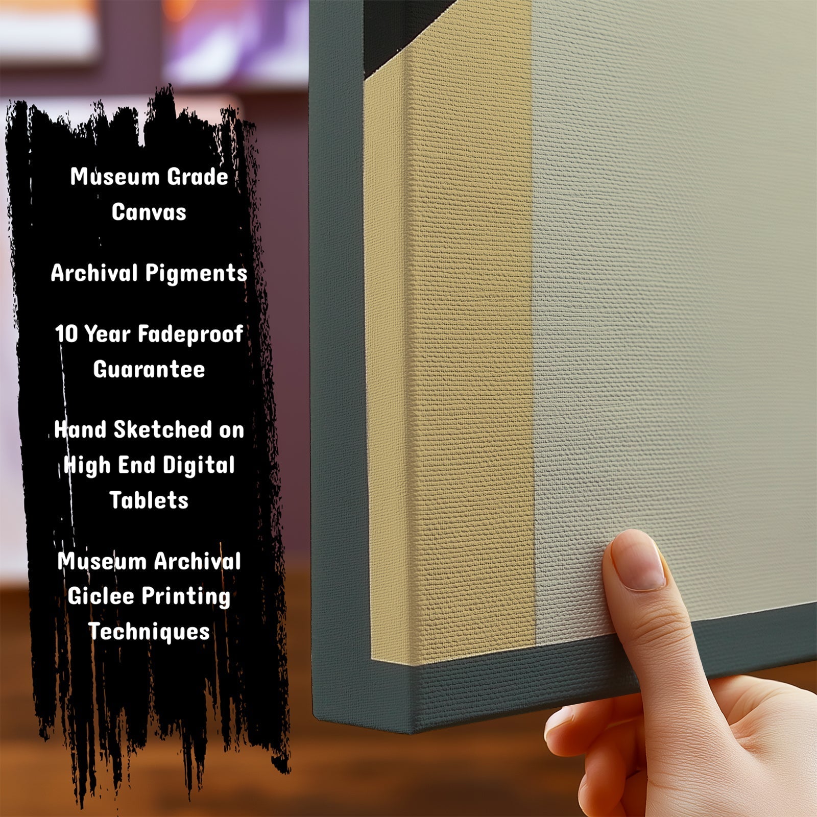 Important Features of our Abstract ArtworksDark Unchaos by NYC Abstract