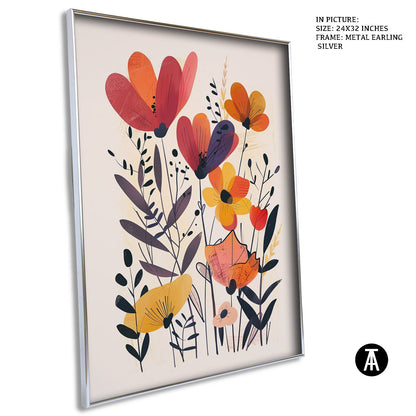 Artwork in Metal Earling Silver Frame