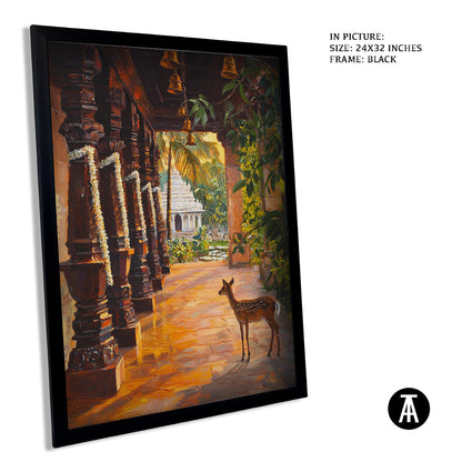 Artwork in Metal Earling Silver Frame