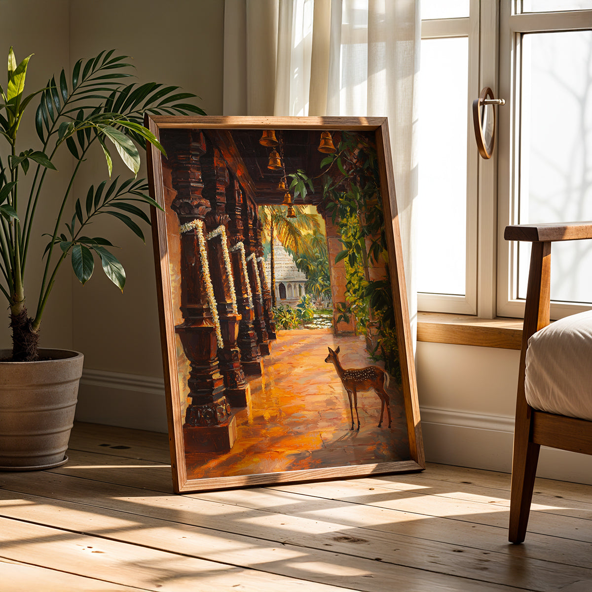 Heritage Indian Painting in a Lifestyle Setting