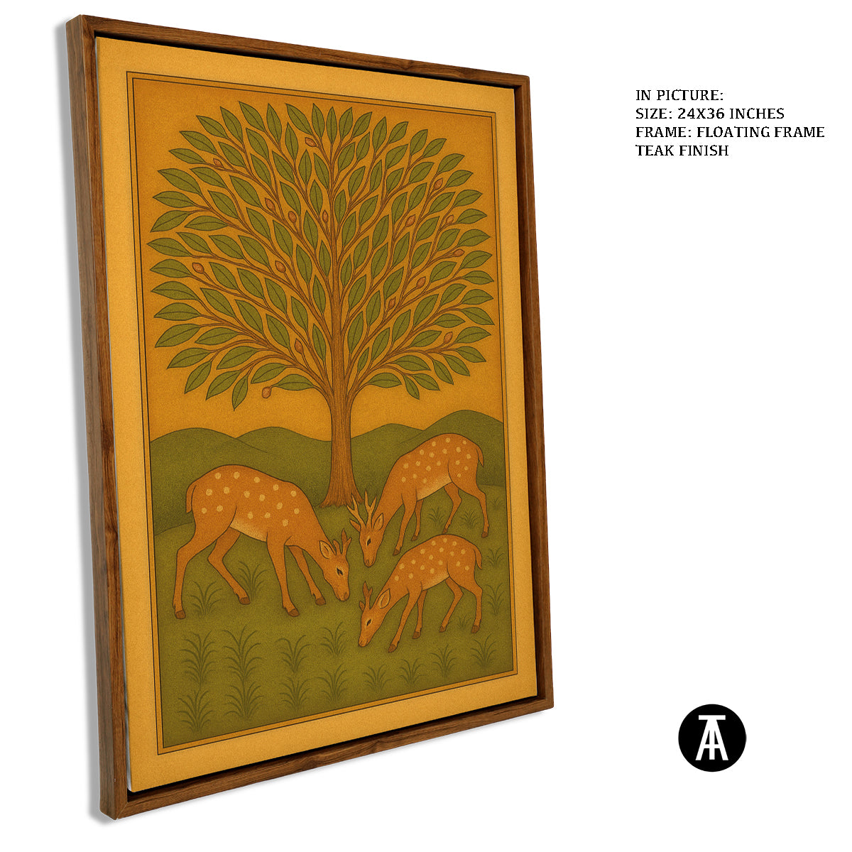 Artwork in Floating Frame