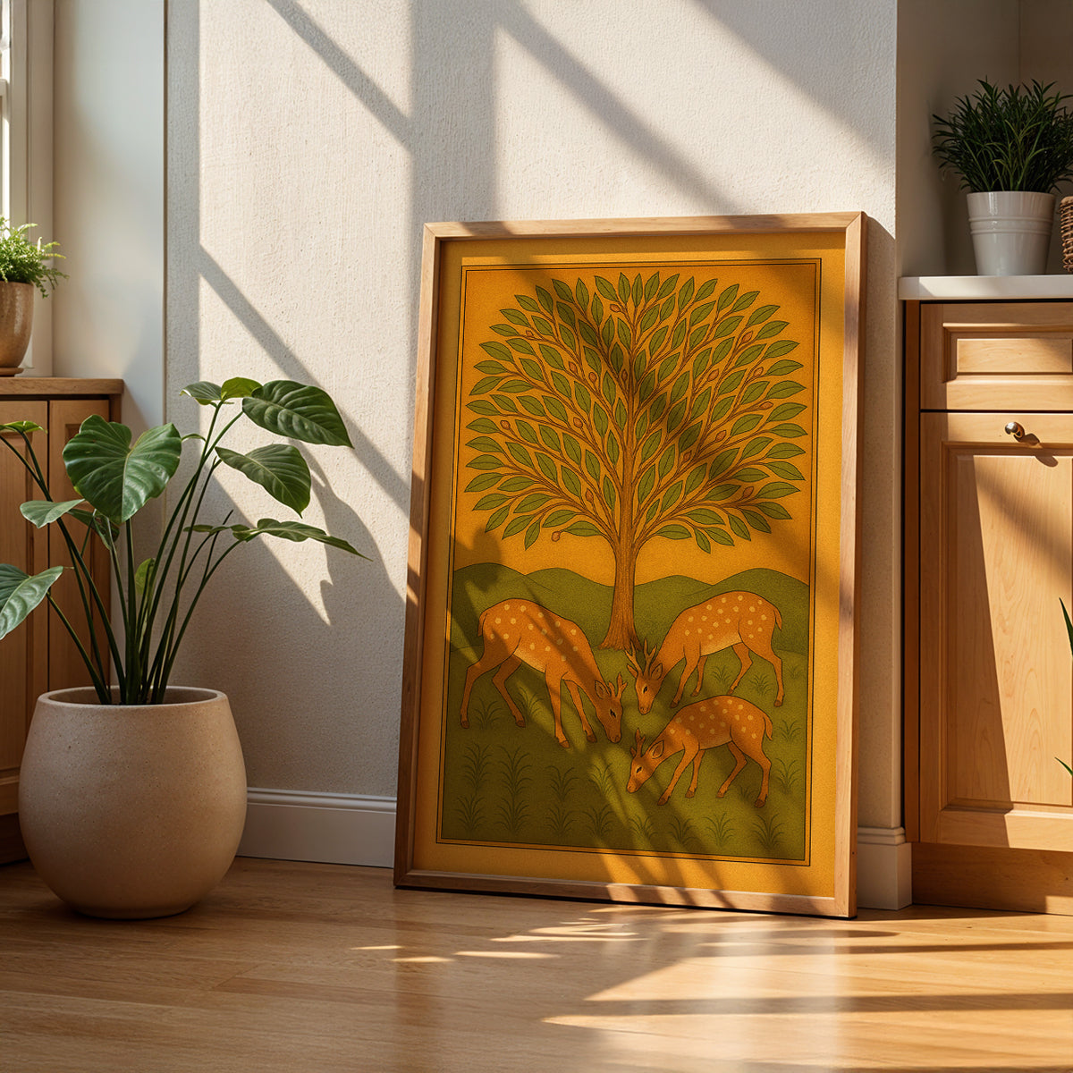 Heritage Indian Painting in a Lifestyle Setting