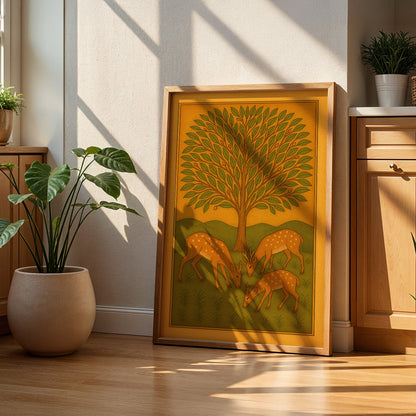 Heritage Indian Painting in a Lifestyle Setting