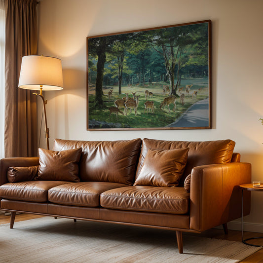 Japanese Artwork in a Lifestyle Setting