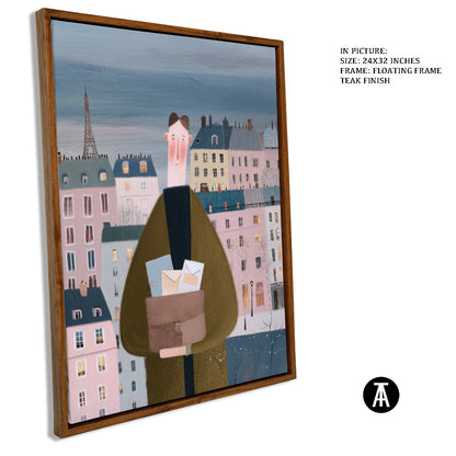 Artwork in Floating Frame