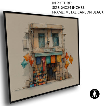 Artwork in Carbon Black Meta Frame