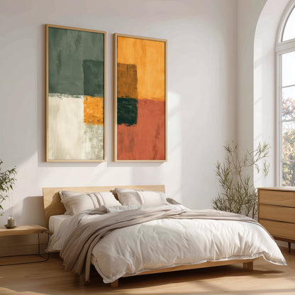 Abstract Artwork Set in a Lifestyle Setting