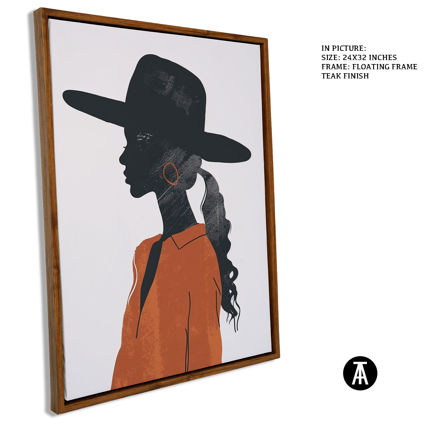Artwork in Floating Frame
