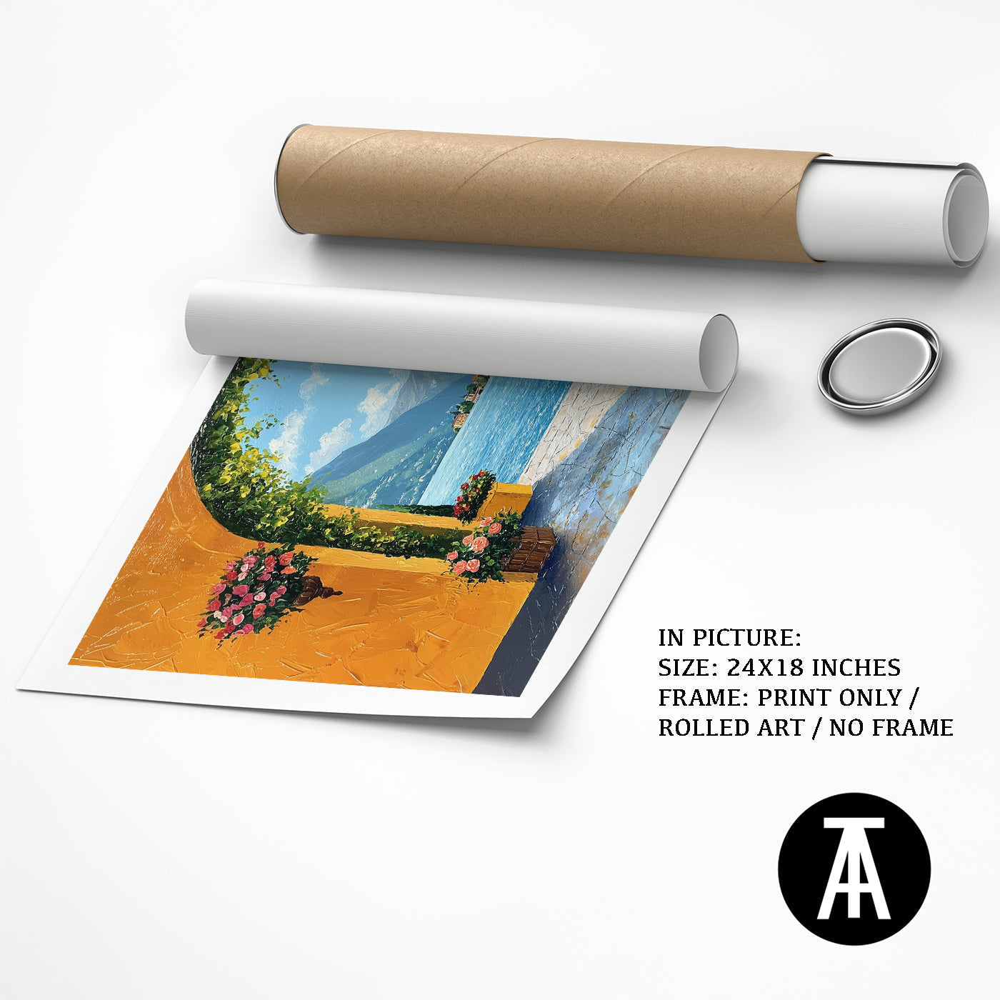 Artwork as Print Only or Rolled Art