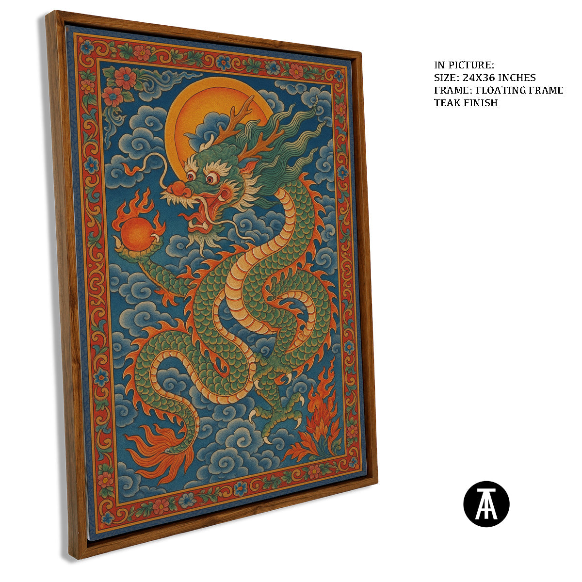 Artwork in Floating Frame