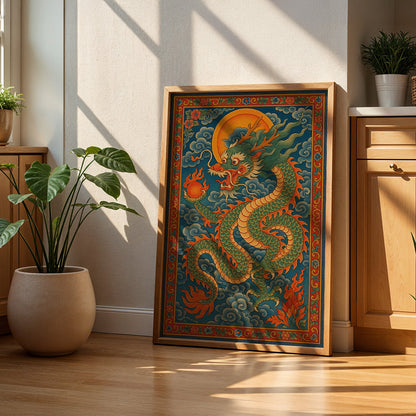 Heritage Indian Painting in a Lifestyle Setting