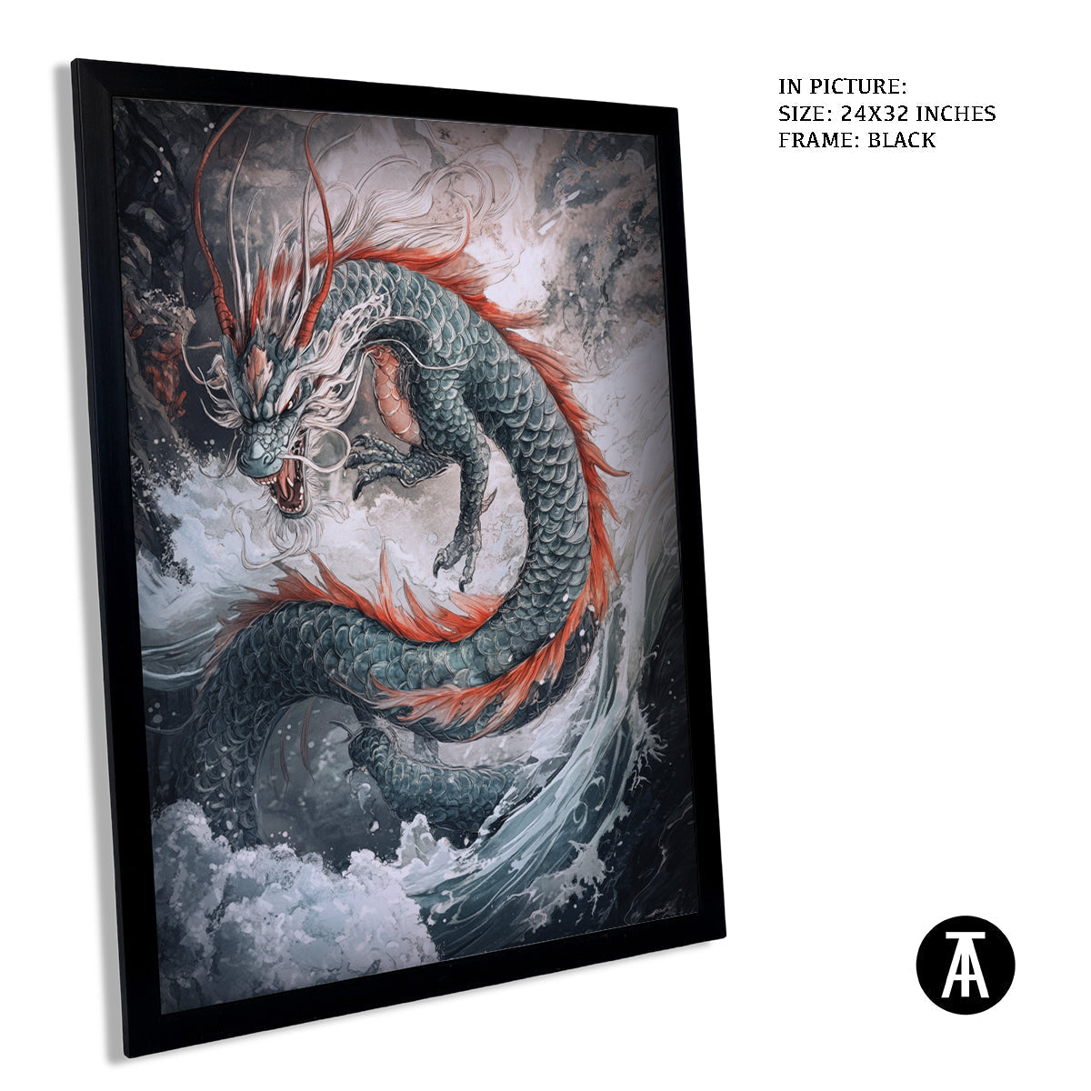 Artwork in Metal Earling Silver Frame
