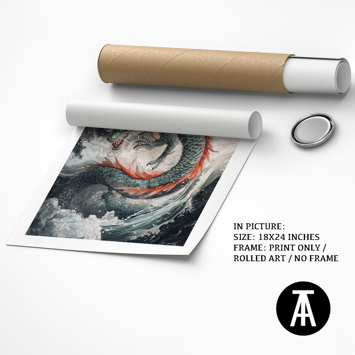 Artwork as Print Only or Rolled Art