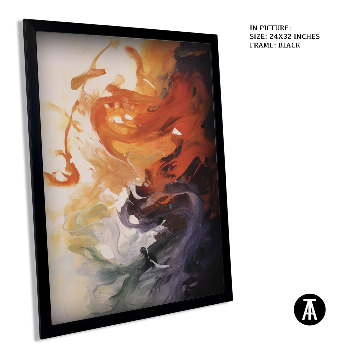 Artwork in Metal Earling Silver Frame