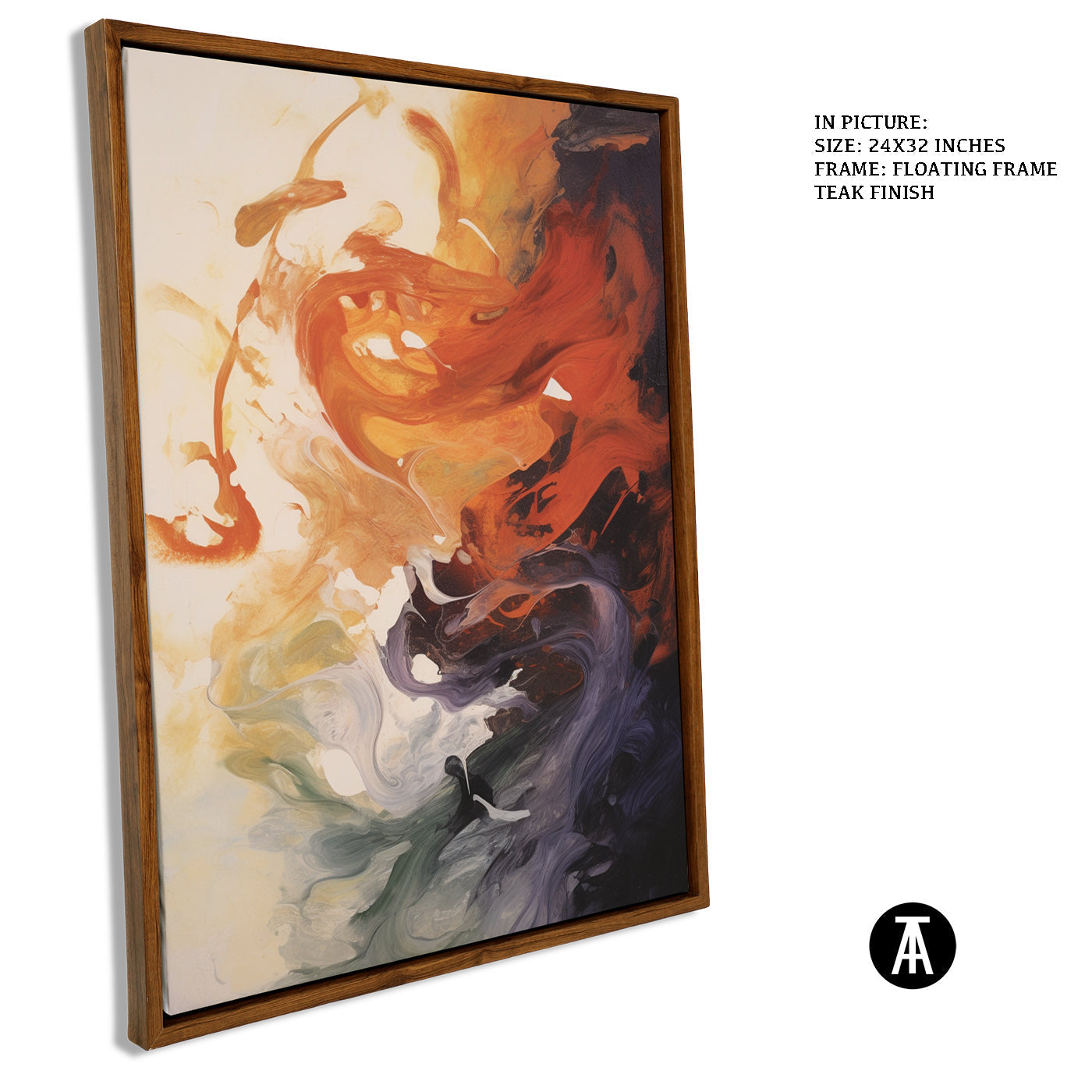 Artwork in Floating Frame