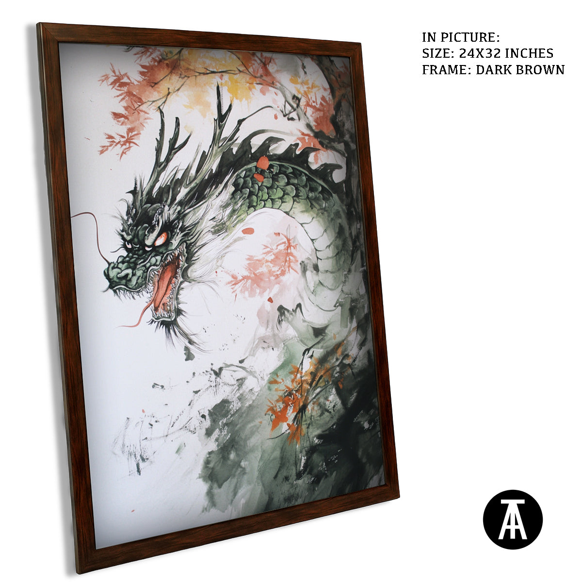 Artwork in Metal Champagne Gold Frame