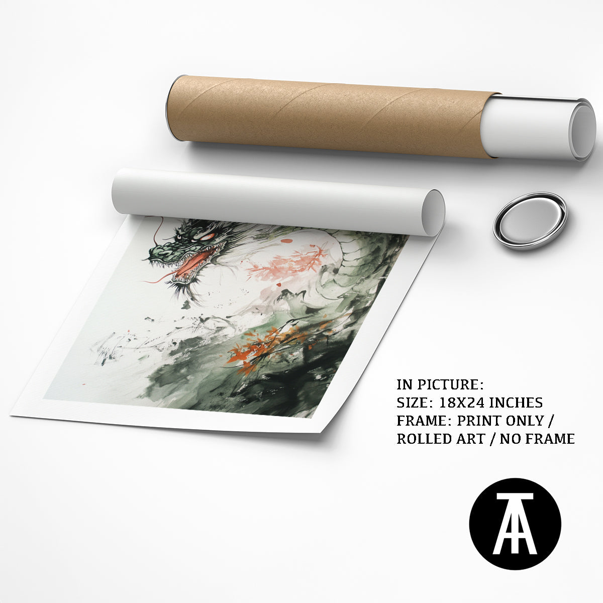 Artwork as Print Only or Rolled Art