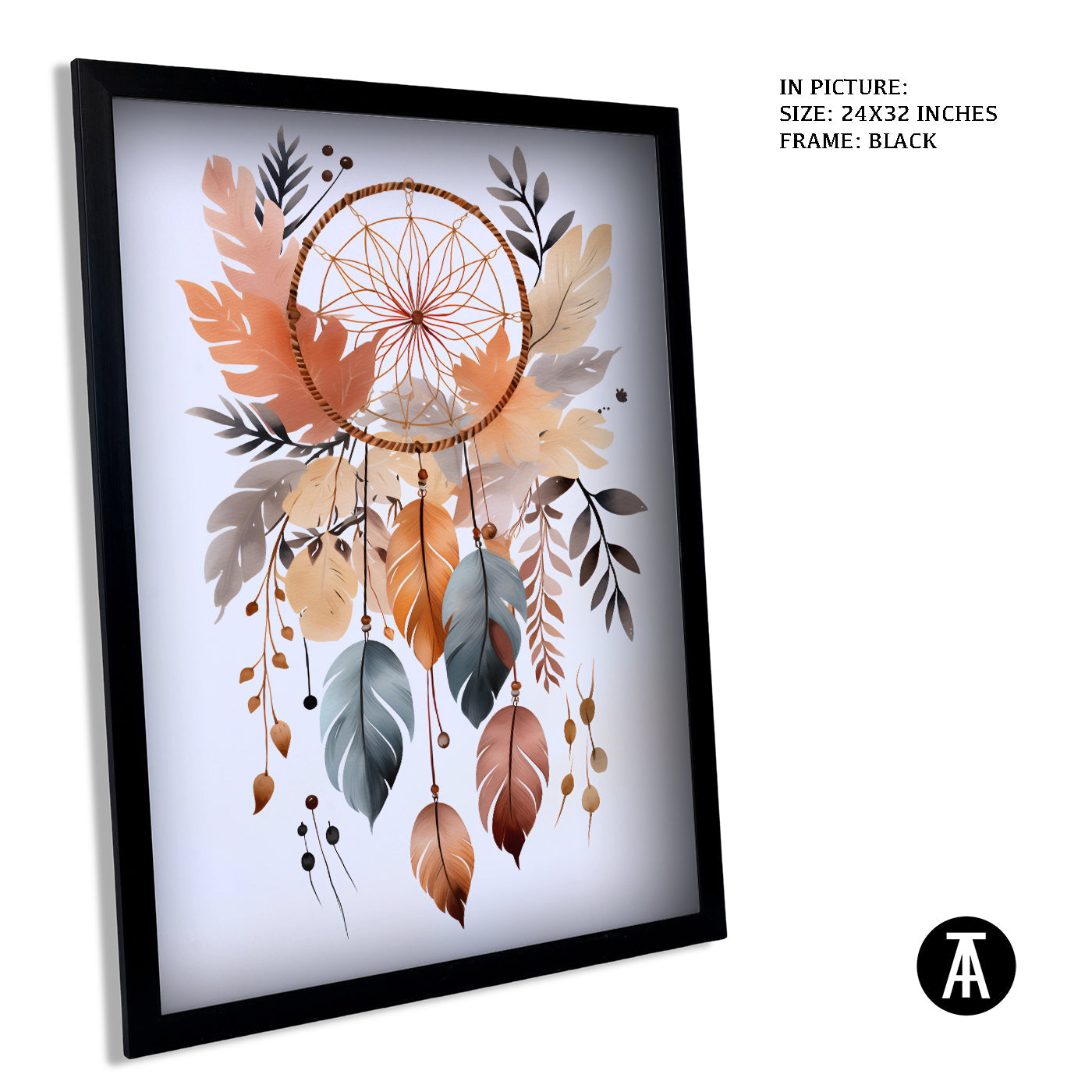 Artwork in Metal Earling Silver Frame