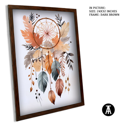 Artwork in Metal Champagne Gold Frame