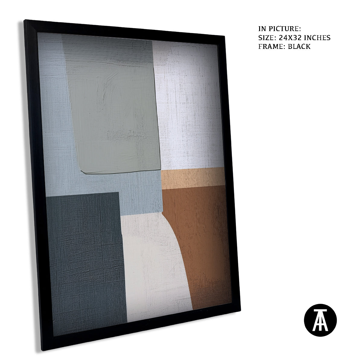 Sample Artwork in Black Frame