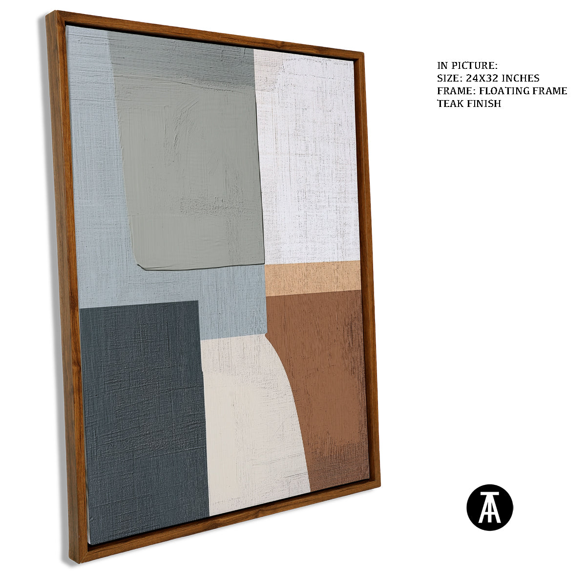 Sample Artwork in Floating Frame