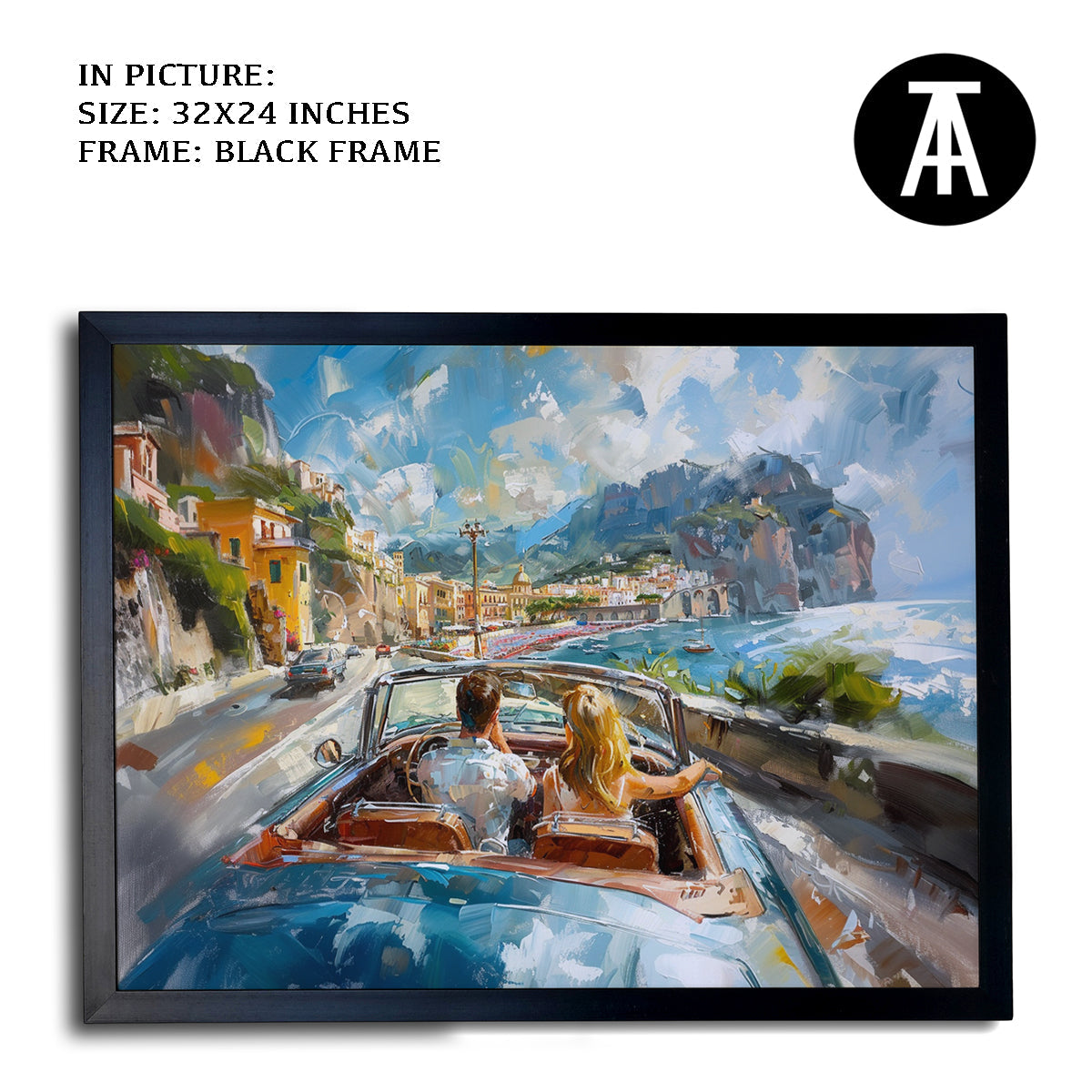 Artwork in Metal Earling Silver Frame