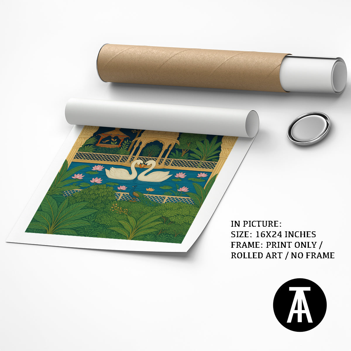 Artwork as Print Only / Rolled Art