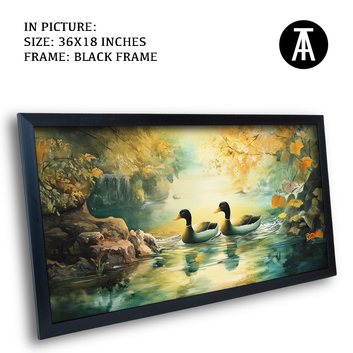 Artwork in Metal Earling Silver Frame