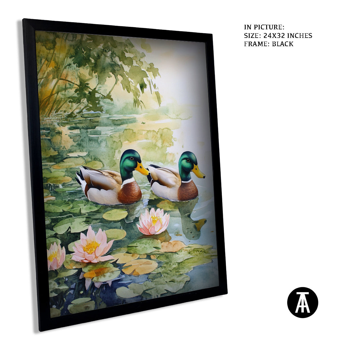 Artwork in Metal Earling Silver Frame
