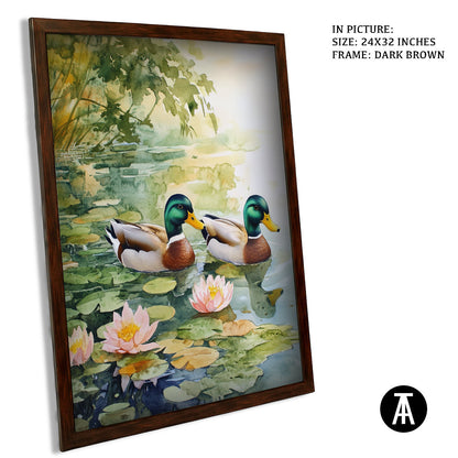 Artwork in Metal Champagne Gold Frame
