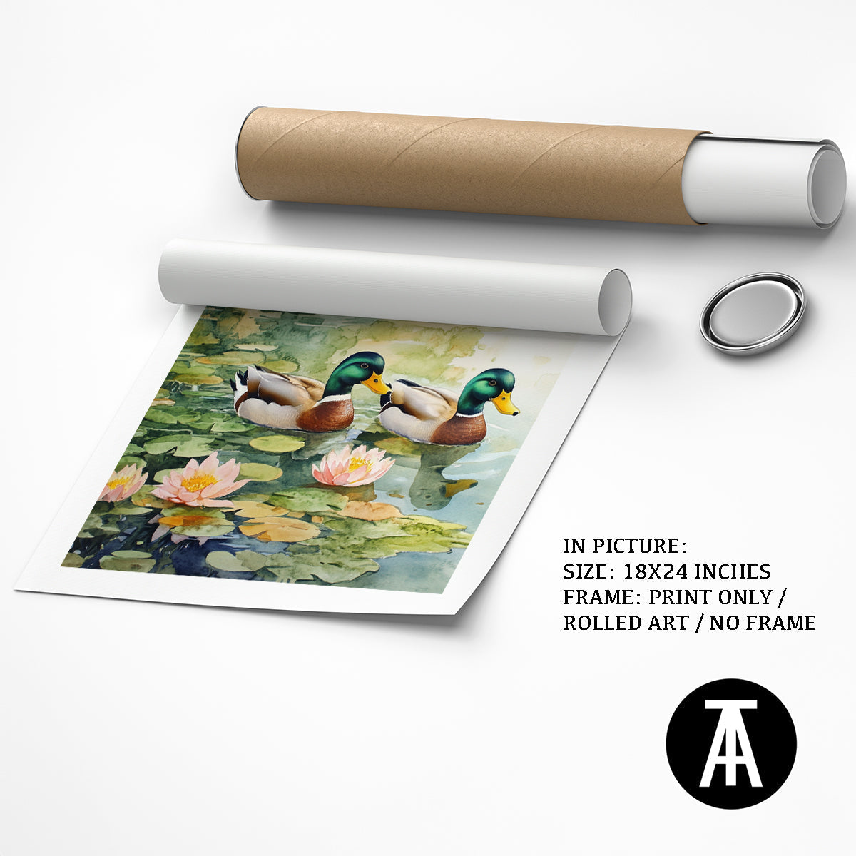 Artwork as Print Only or Rolled Art