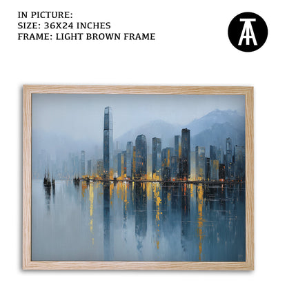Artwork in Metal Earling Silver Frame