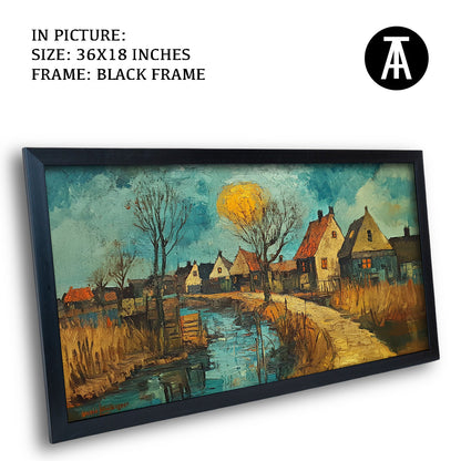 Artwork in Metal Earling Silver Frame