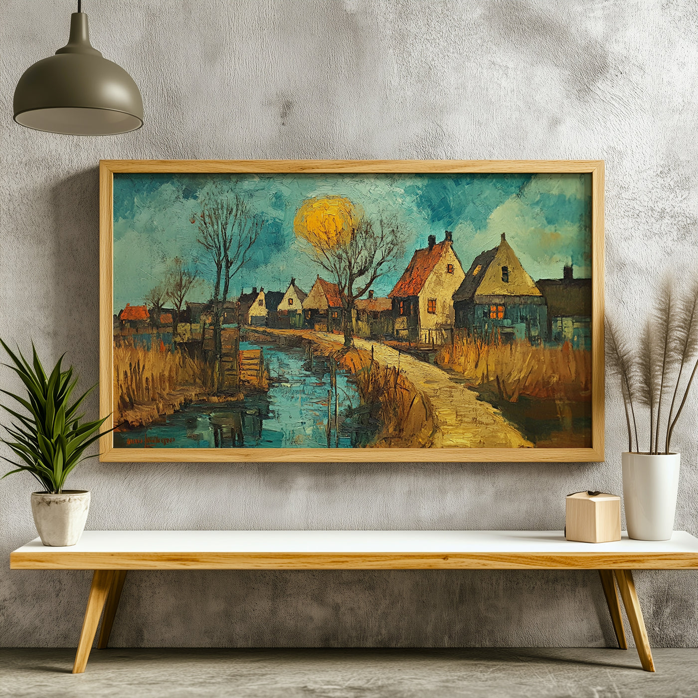Limited Edition Painting in a Lifestyle Setting