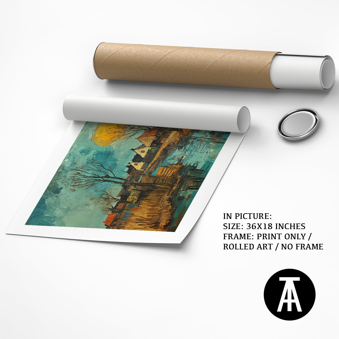 Artwork as Print Only or Rolled Art
