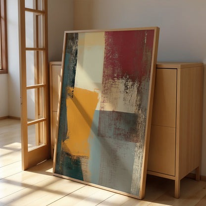Abstract Painting for Home Edge Of Easel by NYC Abstract