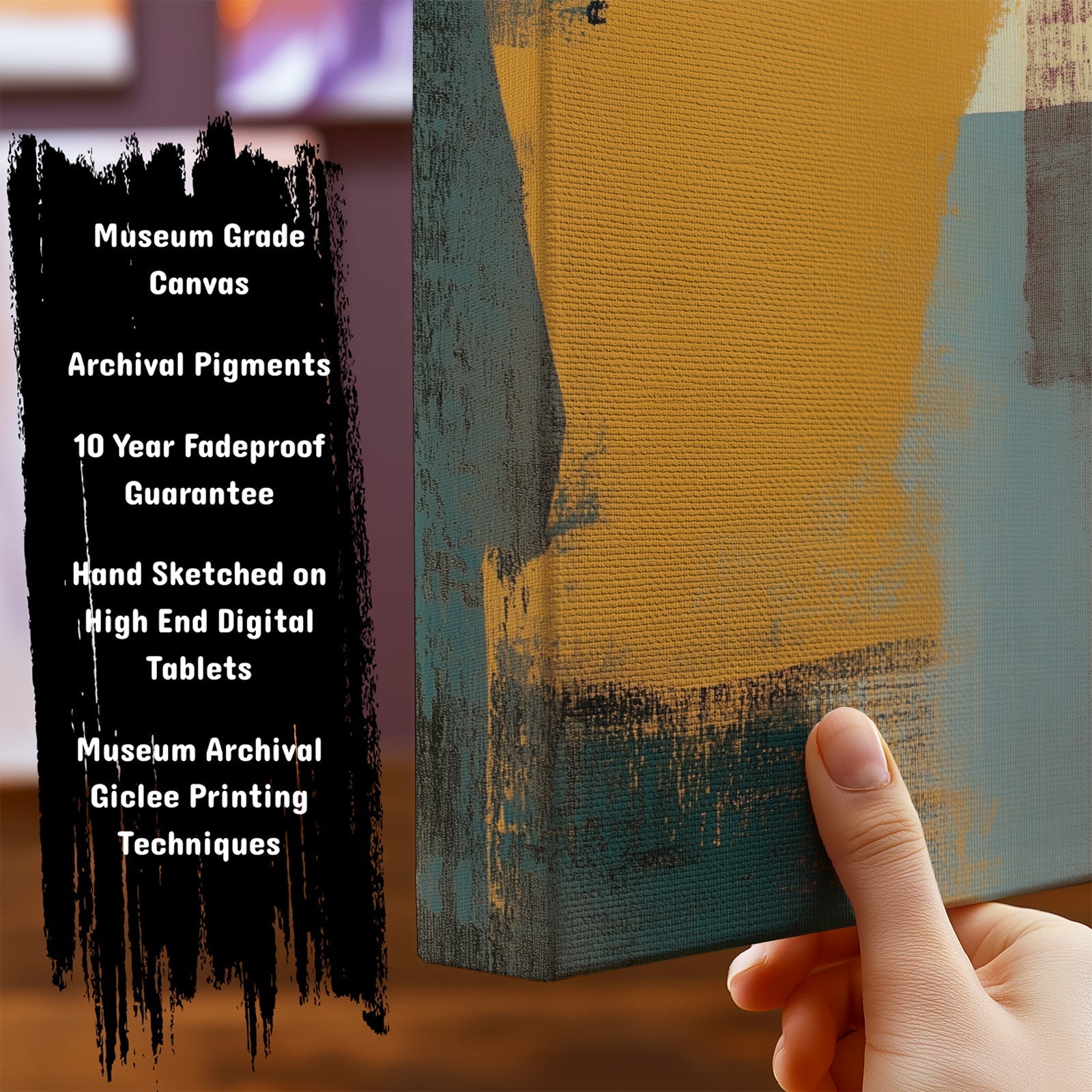 Important Features of our Abstract ArtworksEdge Of Easel by NYC Abstract