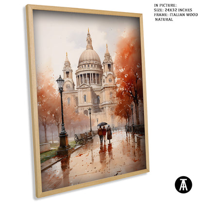 Sample Artwork in Italian Wood Framing Natural