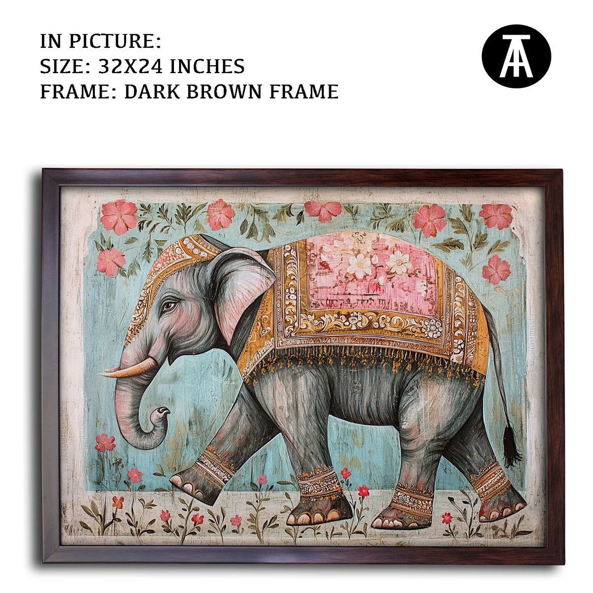 Artwork in Metal Earling Silver Frame