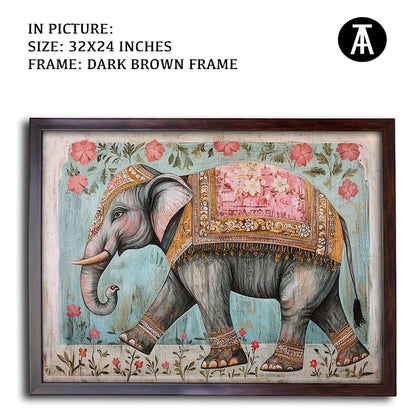 Artwork in Metal Earling Silver Frame