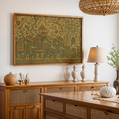 Heritage Indian Painting in a Lifestyle Setting