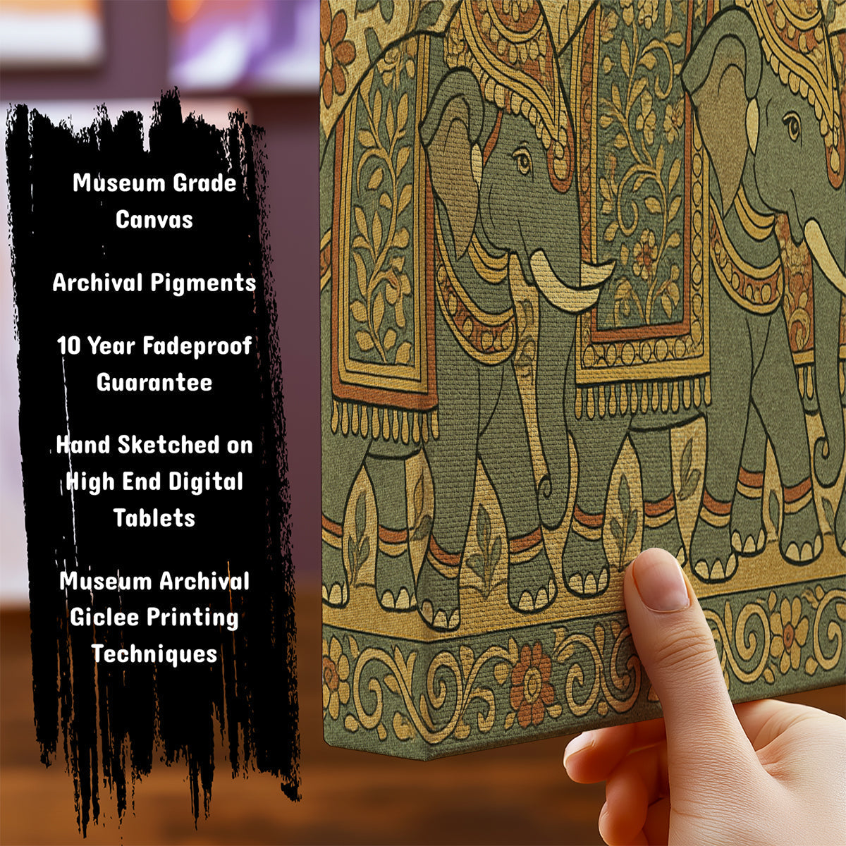 Information about Indian Art Canvas Art Print