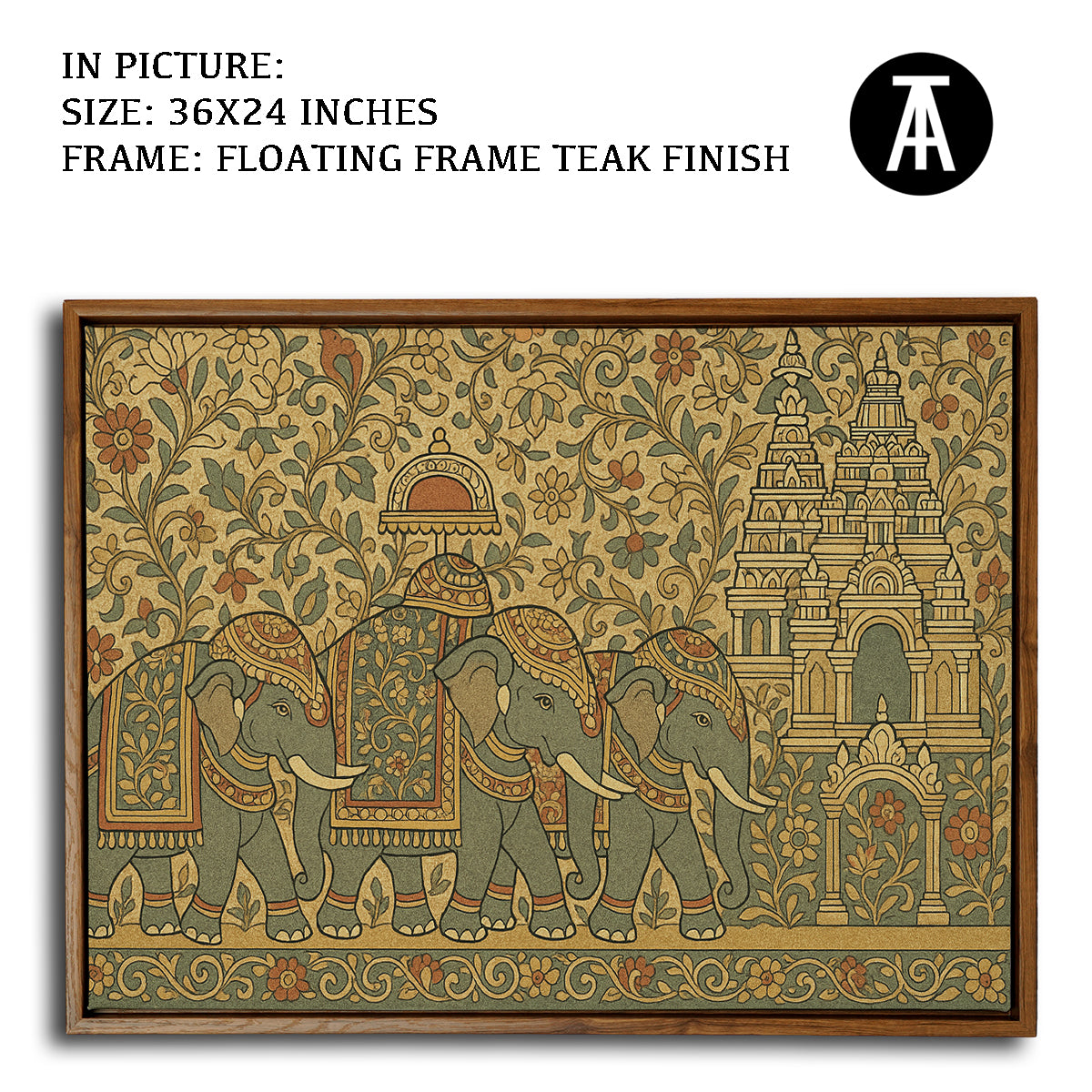 Artwork in Floating Frame